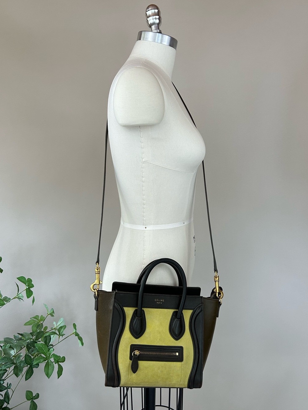 Céline Nano Mini Luggage Tricolor Tote - Picture 2 of 16